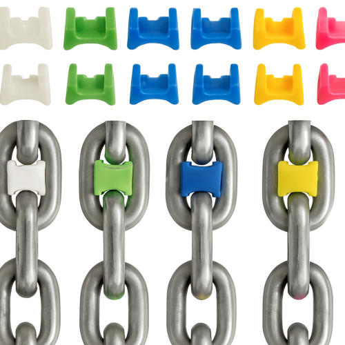 Kit 50 Multicolour Chain markers 12mm