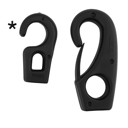 Black Shock Cord Hook 6mm Black Shock Cord Hook 6mm
