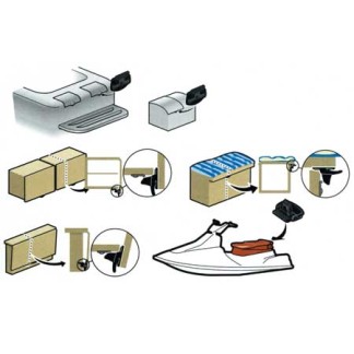 Southco Parrot Slam Latch 70x50mm