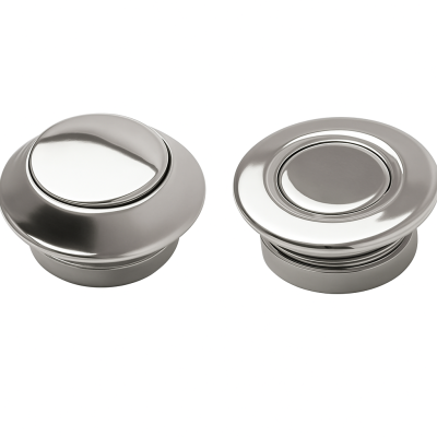 F&S Push Button 23mm Chromed Brass