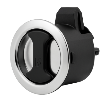 Southco Novibra Panel Latch 38x44.5mm Black Handle