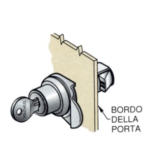 Southco Key Button Latch 25x40mm Black Nylon Southco Key Button Latch 25x40mm Black Nylon