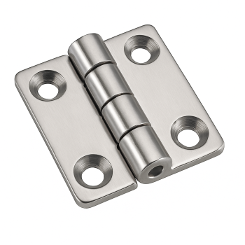 Edelstahl-Quadra-Scharnier 36,5 x 35,7 x 2 mm