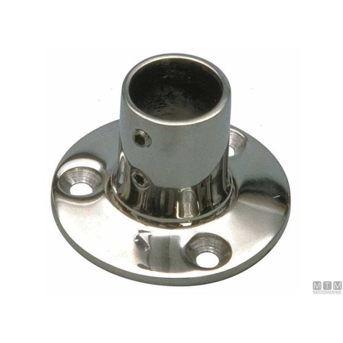 Round Base 90° Straight D25mm Stainless Steel