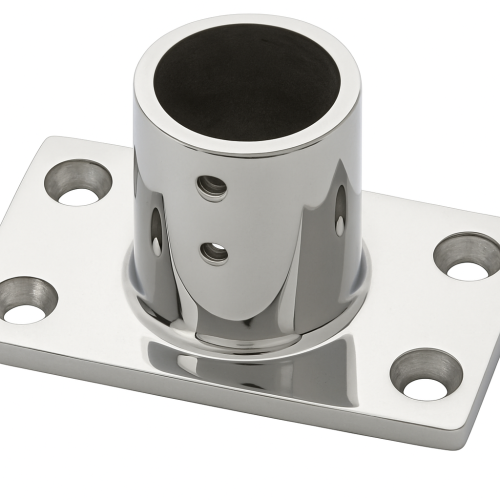 Square Base 90° Straight D25mm Stainless Steel Square Base 90° Straight D25mm Stainless Steel