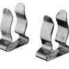 Porte-clips inox 32/35 mm