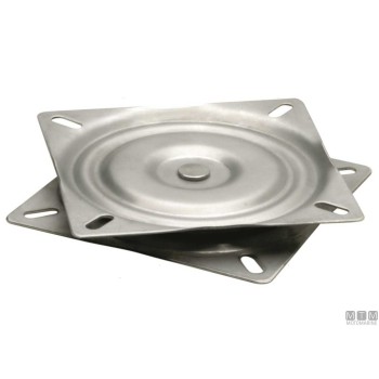 Seat Pedestal Flat Swiveling 172x172x23mm Stainless Steel