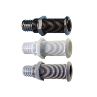 Barbed transom drains for expanding drain plugs D22.7 grey