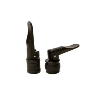 Black Expanding Plugs 25mm
