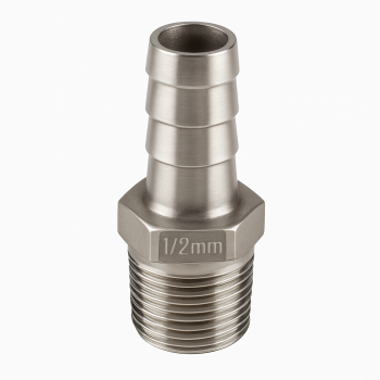 Stainless Hose Connector 1/2 Stainless Hose Connector 1/2