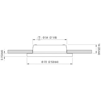 White Led spot light Quick Ted N 72mm 3000k White Led spot light Quick Ted N 72mm 3000k