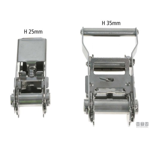 Sangle à cliquet en inox, 6 m, 400 kg Sangle à cliquet en inox, 6 m, 400 kg