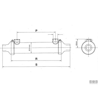 End Cap Bowman 3366NP (28mm & 51mm)