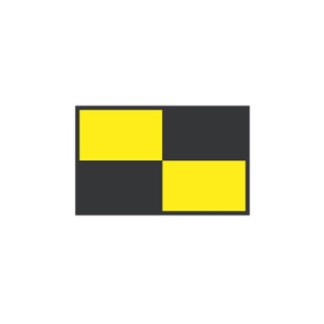 Signaling Flags : L Lima 20 X 30cm Signaling Flags : L Lima 20 X 30cm
