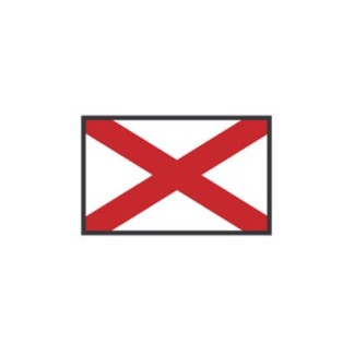 Signaling Flags : V Victor 20x30cm