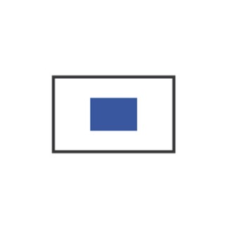 Signaling Flags : S Sierra 40 x 60 cm