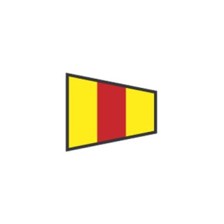 Signaling Flags : number 0 - 40 x 60 cm Signaling Flags : number 0 - 40 x 60 cm