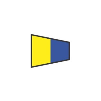 Signaling Flags : Number 5 - 40X60CM Signaling Flags : Number 5 - 40X60CM