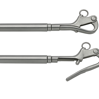 Stainless Steel M12 pelican hooks with swage terminal 6MM Wire Stainless Steel M12 pelican hooks with swage terminal 6MM Wire