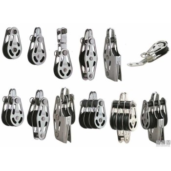Pulley Double with V Cleat and Becket Sprenger 26mm for lines up to 6mm Pulley Double with V Cleat and Becket Sprenger 26mm for lines up to 6mm