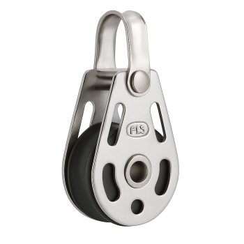 Stainless Pulley Sprenger Cheek Block 26mm for lines up to 6mm