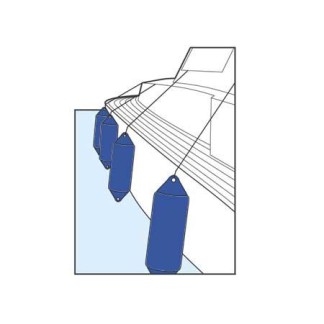 Majoni CN-F1 Blue Classic Fenders 530x140mm Majoni CN-F1 Blue Classic Fenders 530x140mm