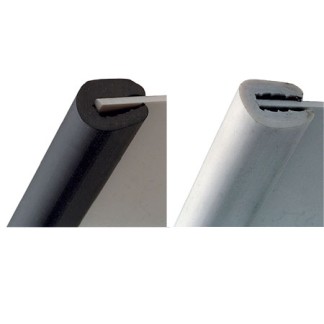 Finishing Profile Easy Pvc Black ( 1.5 - 4mm) 25mt Finishing Profile Easy Pvc Black ( 1.5 - 4mm) 25mt
