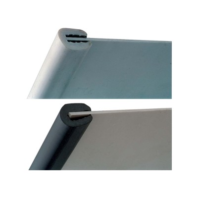 Finishing Profile Easy Pvc Black ( 1.5 - 4mm) 25mt Finishing Profile Easy Pvc Black ( 1.5 - 4mm) 25mt