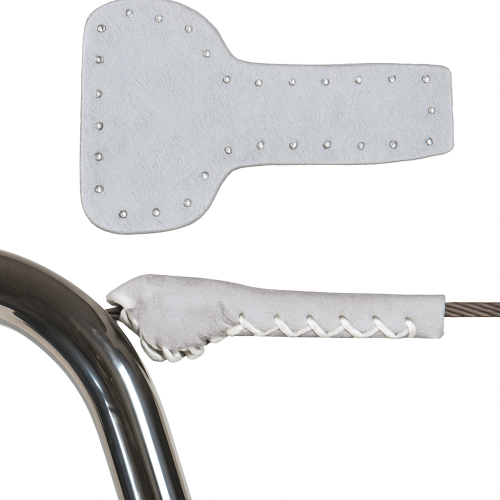 Set 2 pcs Leather Protection for Sailboat wire cable Terminals