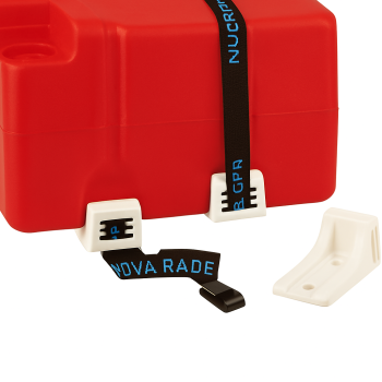Fixation en plastique universelle pour radeaux de survie et réservoirs Fixation en plastique universelle pour radeaux de survie et réservoirs