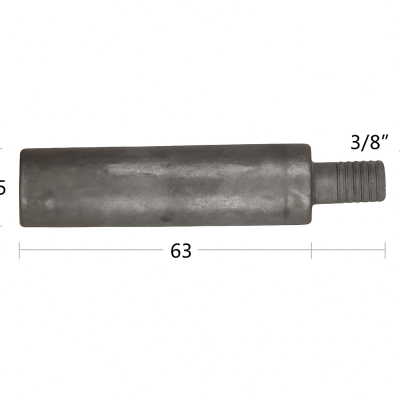 Cooling Anode Caterpillar (16x63mm) Cooling Anode Caterpillar (16x63mm)