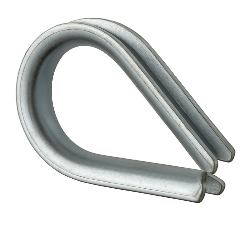Cosse cœur en acier galvanisé, pour bout D 32 mm Cosse cœur en acier galvanisé, pour bout D 32 mm