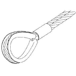 Stainless Steel thimbles 3 mm Stainless Steel thimbles 3 mm