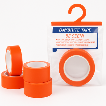 Fluorescent tape orange 5mt x H25mm Fluorescent tape orange 5mt x H25mm