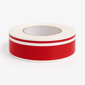 Self-adhesive Vinyl waterline stripe H44 L10m red