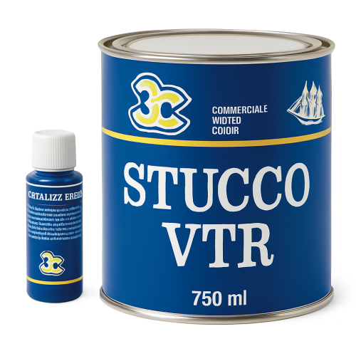 Marine filler white for Poliester 750 ml
