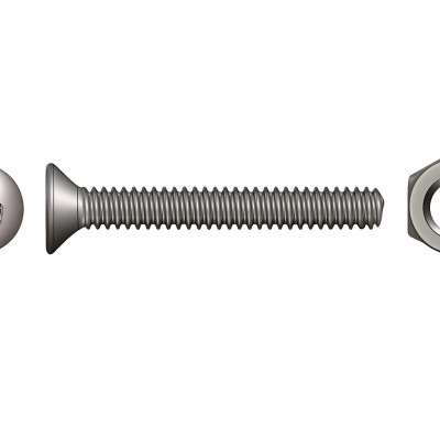 Pack Slotted Flat Head Screws Phillips A4 DIN 965 4x20 with Nuts 8pz Pack Slotted Flat Head Screws Phillips A4 DIN 965 4x20 with Nuts 8pz