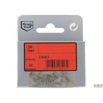 Pack Pan Head Tapping Screw Phillips A4 DIN 7981 3,5x25mm 12pz Pack Pan Head Tapping Screw Phillips A4 DIN 7981 3,5x25mm 12pz