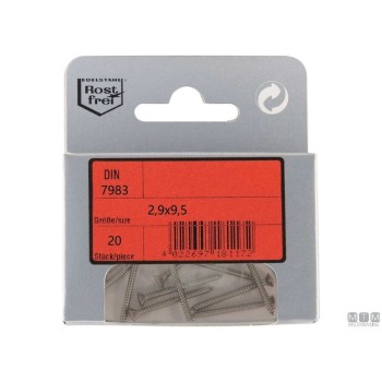 Packung Ovalkopf-Bohrschrauben Phillips A4 DIN 7983 3,9x25mm 12 Stück