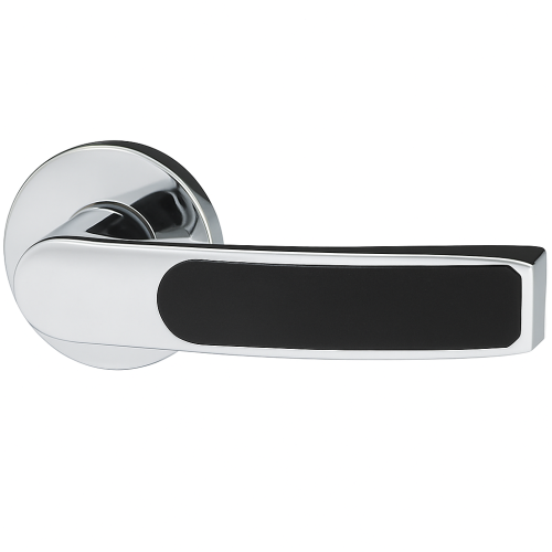 Door Handles Style 2 124x46mm Chromed Brass