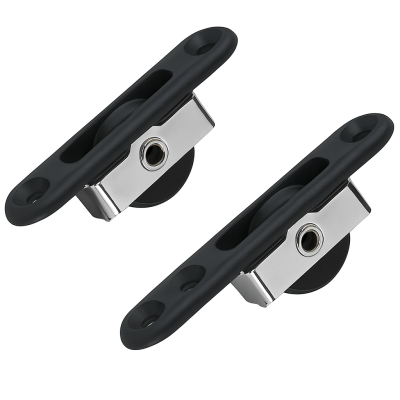 Double poulie encastrée Sprenger Micro, réas D 19 mm, pour bouts jusqu’à D 6 mm