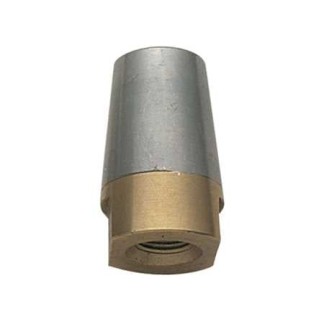 Complete Ogive Anode with Threaded Brass Base for Shaft 35mm