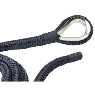 Dock Line Blue Navy With Thimble 24mm x16mt