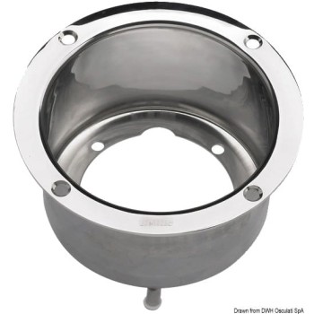 Stainless Steel Flange for Vetus Pumps ( 74mm)