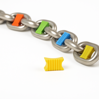 Easy Chain Marker for 12mm Chain - Yellow (Pack of 8)