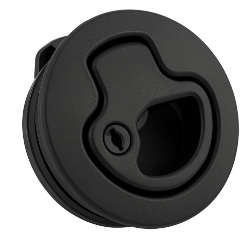 Black Locking Latch 61mm without Key Black Locking Latch 61mm without Key