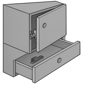 Mini cabinet catch dim 30 x 7 mm Mini cabinet catch dim 30 x 7 mm