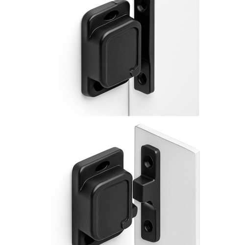 Black Cabinet Catch 48 x 28 x H14mm Black Cabinet Catch 48 x 28 x H14mm