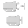 White Cabinet Catch 43 x 55 x h17 mm