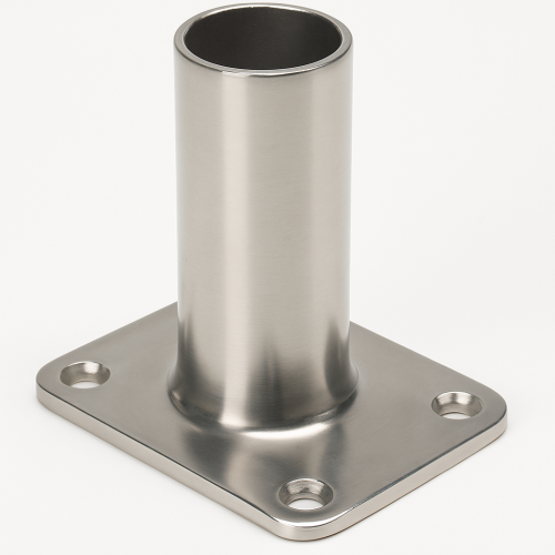 Square Base 90° Straight D22mm Stainless Steel Square Base 90° Straight D22mm Stainless Steel
